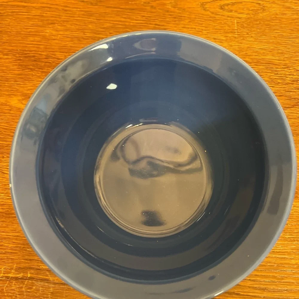 Fiesta Cobalt Blue Mixing Bowl – 7.25” Ceramic Stoneware by Homer Laughlin